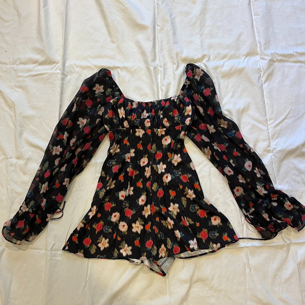 Urban Outfitters Flowered Romper
